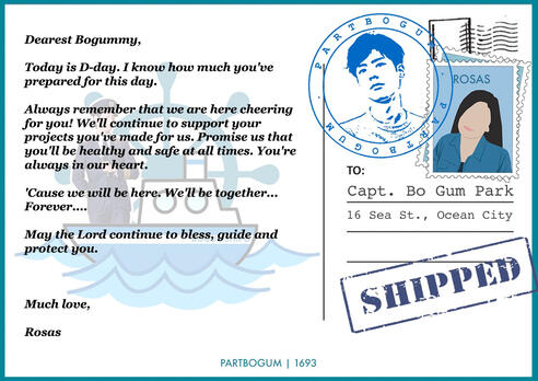Rosas' Postcard